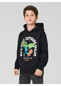 Sinsay - Bluza z kapturem Minecraft - czarny ze sklepu Sinsay w kategorii Bluzy chłopięce - zdjęcie 186578460
