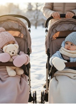Sinsay - Rękawiczki jednopalczaste 2 pack - kremowy ze sklepu Sinsay w kategorii Rękawiczki dziecięce - zdjęcie 186578462