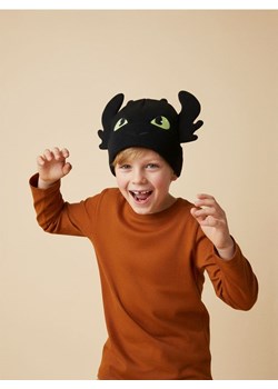 Sinsay - Czapka z elementami 3D How to train Your Dragon - czarny ze sklepu Sinsay w kategorii Czapki dziecięce - zdjęcie 186578470