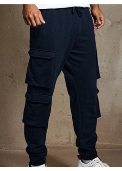 Sinsay - Spodnie jogger cargo - granatowy ze sklepu Sinsay w kategorii Spodnie męskie - zdjęcie 186578472