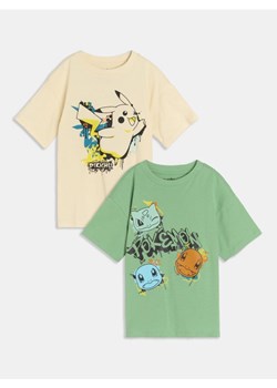 Sinsay - Koszulka oversize Pokémon 2 pack - wielobarwny ze sklepu Sinsay w kategorii T-shirty chłopięce - zdjęcie 186578503