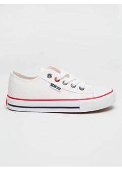 Trampki dziecięce niskie białe JJ374400 101 ze sklepu Big Star w kategorii Trampki dziecięce - zdjęcie 186578724