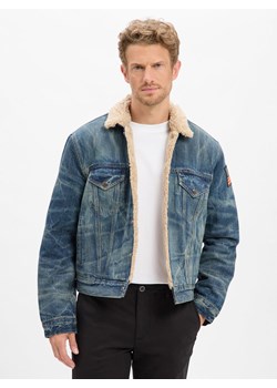 Polo Ralph Lauren Męska kurtka dżinsowa Mężczyźni Bawełna denim jednolity ze sklepu vangraaf w kategorii Kurtki męskie - zdjęcie 186579340