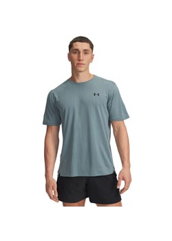 Męska koszulka treningowa Under Armour UA Tech Vent Jacquard - niebieska ze sklepu Sportstylestory.com w kategorii T-shirty męskie - zdjęcie 186579764