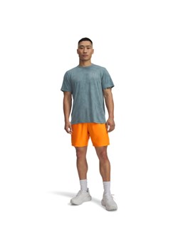 Męskie spodenki do biegania Under Armour UA Launch 7\'\' Short - pomarańczowe ze sklepu Sportstylestory.com w kategorii Spodenki męskie - zdjęcie 186579871