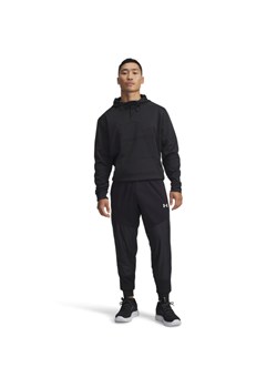 Męskie spodnie dresowe Under Armour Armour Fleece Pro Utility - czarne ze sklepu Sportstylestory.com w kategorii Spodnie męskie - zdjęcie 186579901