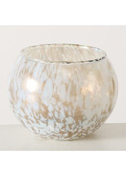 Boltze Świecznik &quot;Skylar&quot; w kolorze biało-beżowym - wys. 9 x Ø 10 cm ze sklepu Limango Polska w kategorii Świeczniki - zdjęcie 186580754