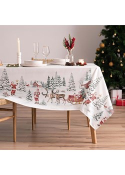 Mint Rugs Obrus &quot;Christmas Klaus&quot; w kolorze biało-zielonym ze sklepu Limango Polska w kategorii Obrusy i bieżniki - zdjęcie 186580901