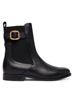 TWINSET Sztyblety Tronchetto 252TCP120 Czarny ze sklepu MODIVO w kategorii Botki - zdjęcie 186582440