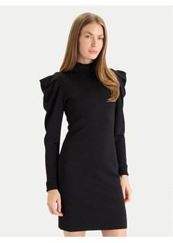 TWINSET Sukienka dzianinowa 252AT3010 Czarny Slim Fit ze sklepu MODIVO w kategorii Sukienki - zdjęcie 186582511