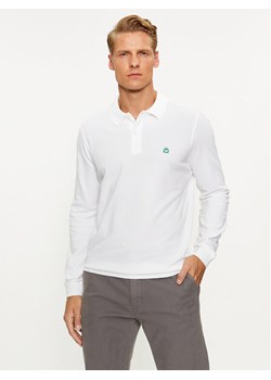 United Colors Of Benetton Polo 3089J3204 Biały Regular Fit ze sklepu MODIVO w kategorii T-shirty męskie - zdjęcie 186582541