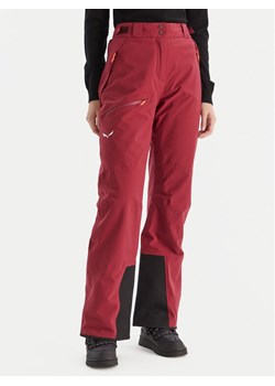Salewa Spodnie narciarskie Antelao Beltovo Twr Pnt 28252 Bordowy Regular Fit ze sklepu MODIVO w kategorii Spodnie damskie - zdjęcie 186582581