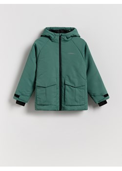 Reserved - Ocieplana kurtka parka - zielony ze sklepu Reserved w kategorii Kurtki chłopięce - zdjęcie 186584051