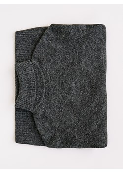 Reserved - Sweter z wełną merino - ciemnoszary - id: 953GC-90M - marki Reserved - 186584133 Reserved - Sweter z wełną merino - ciemnoszary ze sklepu Reserved w kategorii Swetry męskie - zdjęcie 186584133