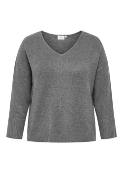 ONLY Carmakoma Sweter w kolorze szarym ze sklepu Limango Polska w kategorii Swetry damskie - zdjęcie 186586403