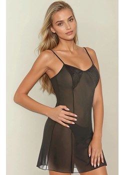 Czarna koszulka halka na cienkich ramiączkach 2702, Kolor czarny, Rozmiar S, Teyli - id: 103483 - marki Teyli - 186586634 Czarna koszulka halka na cienkich ramiączkach 2702, Kolor czarny, Rozmiar S, Teyli ze sklepu Intymna w kategorii Koszule nocne - zdjęcie 186586634
