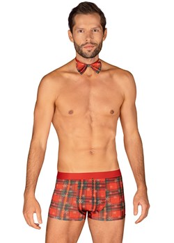 Obsessive świąteczne męskie przebranie Mr Merrilo, Kolor czerwony-kratka, Rozmiar 2XL/3XL, Obsessive ze sklepu Intymna w kategorii Majtki męskie - zdjęcie 186586971