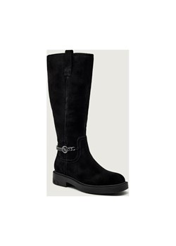 Guess Oficerki FYONAL2 | zamsz ze sklepu Gomez Fashion Store w kategorii Kozaki damskie - zdjęcie 186589783