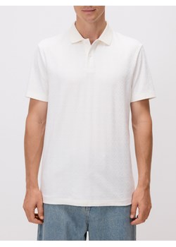 Reserved - Koszulka polo regular fit - złamana biel ze sklepu Reserved w kategorii T-shirty męskie - zdjęcie 186591112