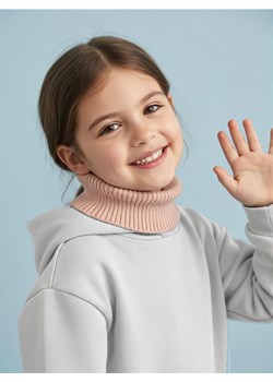Sinsay - Komin z golfem z prążkowanego materiału - beżowy - id: 164FU-08X - marki Sinsay - 186592214 Sinsay - Komin z golfem z prążkowanego materiału - beżowy ze sklepu Sinsay w kategorii Szaliki dziecięce - zdjęcie 186592214