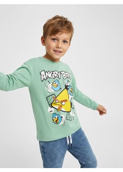 Sinsay - Koszulka z długimi rękawami Angry Birds - zielony ze sklepu Sinsay w kategorii T-shirty chłopięce - zdjęcie 186592222