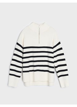 Sinsay - Sweter w paski - kremowy ze sklepu Sinsay w kategorii Swetry damskie - zdjęcie 186592240