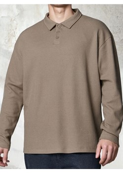 Sinsay - Prążkowany bluza polo - Inny ze sklepu Sinsay w kategorii Bluzy męskie - zdjęcie 186592310