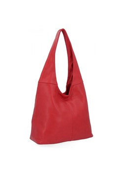 Uniwersalne Torebki Damskie Shopper Bag firmy Hernan HB0141 Bordowa ze sklepu PaniTorbalska w kategorii Torby Shopper bag - zdjęcie 186594321