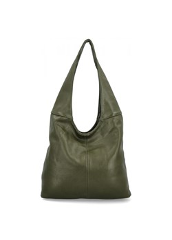 Uniwersalne Torebki Damskie Shopper Bag firmy Hernan HB0141 Khaki ze sklepu PaniTorbalska w kategorii Torby Shopper bag - zdjęcie 186594332