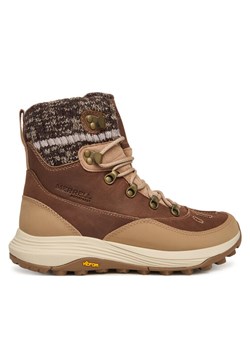 Śniegowce Merrell Siren 4 Thermo Mid Zip Waterproof J038764 Brązowy ze sklepu eobuwie.pl w kategorii Śniegowce damskie - zdjęcie 186595252