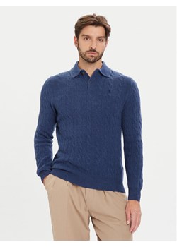 Polo Ralph Lauren Sweter 710974165003 Granatowy Regular Fit ze sklepu MODIVO w kategorii Swetry męskie - zdjęcie 186595543