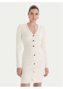 Marciano Guess Sukienka 5BGK04 5661Z Écru Slim Fit ze sklepu MODIVO w kategorii Sukienki - zdjęcie 186595571