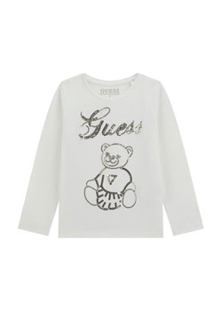 Guess Bluzka K5BI03 J1314 Biały Regular Fit ze sklepu MODIVO w kategorii Kaftaniki i bluzki - zdjęcie 186598720