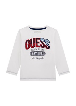 Guess Bluzka N5BI06 I3Z14 Biały Regular Fit ze sklepu MODIVO w kategorii T-shirty chłopięce - zdjęcie 186598722