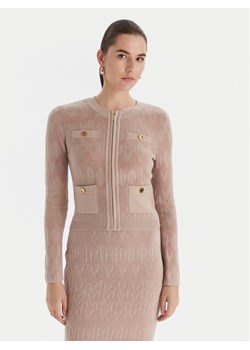 Marciano Guess Kardigan 5BGR06 5661Z Beżowy Regular Fit ze sklepu MODIVO w kategorii Swetry damskie - zdjęcie 186598741