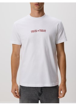 Reserved - T-shirt comfort z nadrukiem - biały - id: 498EX-00X - marki Reserved - 186599301 Reserved - T-shirt comfort z nadrukiem - biały ze sklepu Reserved w kategorii T-shirty męskie - zdjęcie 186599301