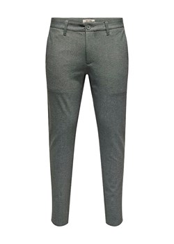 ONLY &amp; SONS Spodnie chino &quot;Mark&quot; - Slim fit - w kolorze szarym ze sklepu Limango Polska w kategorii Spodnie męskie - zdjęcie 186599641