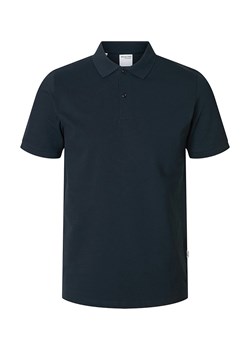 SELECTED HOMME Koszulka polo &quot;Atlas&quot; w kolorze granatowym ze sklepu Limango Polska w kategorii T-shirty męskie - zdjęcie 186599730