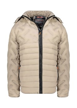 Geographical Norway Kurtka pikowana &quot;Burator&quot; w kolorze beżowym ze sklepu Limango Polska w kategorii Kurtki męskie - zdjęcie 186600212