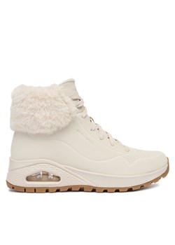 Trzewiki Skechers Uno Rugged 167274/OFWT Écru ze sklepu eobuwie.pl w kategorii Botki - zdjęcie 186600381
