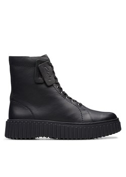Trzewiki Clarks Torhill Rise 26173870 Czarny ze sklepu eobuwie.pl w kategorii Botki - zdjęcie 186600783