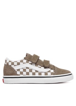 Tenisówki Vans Old Skool V VN000CTG1NU1 Brązowy ze sklepu eobuwie.pl w kategorii Trampki dziecięce - zdjęcie 186600854