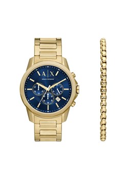 Zegarek Armani Exchange Banks AX7151SET Złoty ze sklepu eobuwie.pl w kategorii Zegarki - zdjęcie 186605204