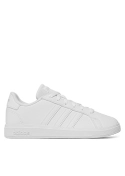 Sneakersy adidas Grand Court 2.0 K FZ6158 Biały ze sklepu eobuwie.pl w kategorii Trampki dziecięce - zdjęcie 186605210