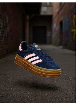 Sneakersy adidas Gazelle Bold JR5951 Granatowy ze sklepu eobuwie.pl w kategorii Buty sportowe damskie - zdjęcie 186605222