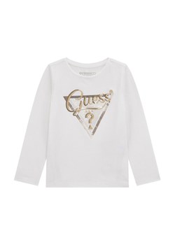Guess Bluzka K5BI06 J1314 Biały Regular Fit ze sklepu MODIVO w kategorii Bluzki dziewczęce - zdjęcie 186605613