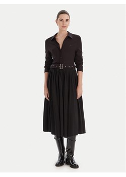 Tommy Hilfiger Sukienka koszulowa WW0WW48398 Czarny Regular Fit ze sklepu MODIVO w kategorii Sukienki - zdjęcie 186605620