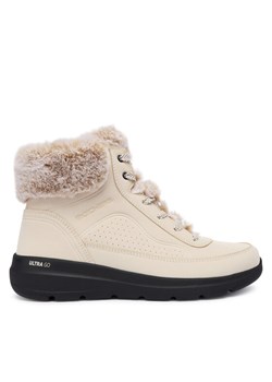Skechers Trzewiki Glacial Ultra 144199/NTBK Beżowy ze sklepu MODIVO w kategorii Botki - zdjęcie 186605660