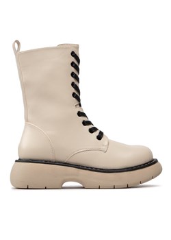 DeeZee Trzewiki ZAL90087-4 Beżowy ze sklepu MODIVO w kategorii Workery damskie - zdjęcie 186605761