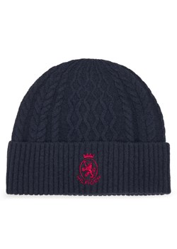 Tommy Hilfiger Czapka Crest AM0AM13828 Granatowy ze sklepu MODIVO w kategorii Czapki zimowe męskie - zdjęcie 186605771